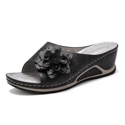 Ortho Pied-Sandals-Sandales en cuir souple pour femmes avec soutien de la voûte plantaire pour un confort optimal