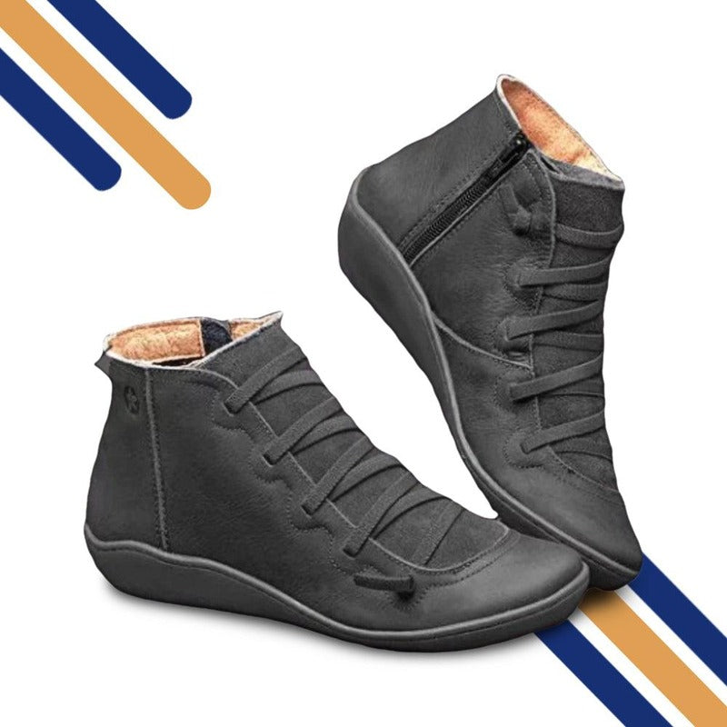 Ortho Pied-Boots-Bottines confortables avec semelles antidérapantes et respirantes