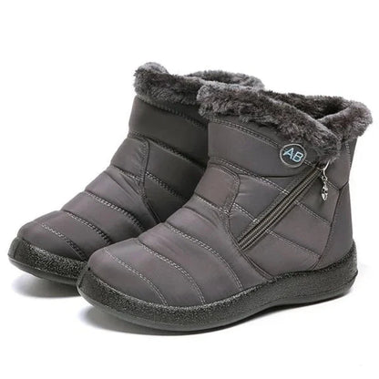 Ortho Pied-Bottes-Bottes d'hiver imperméables avec doublure en fourrure pour femmes