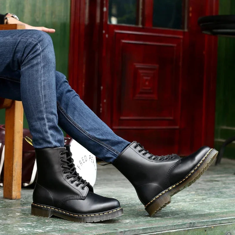 Ortho Pied-Bottes-Bottes haut de gamme au style britannique pour un look élégant et intemporel