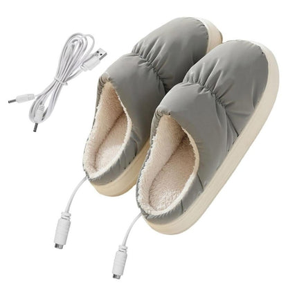 Ortho Pied-Chaussures-Chaussons chauffants doux et confortables pour unisexes