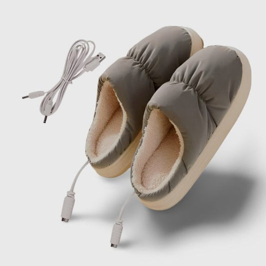 Ortho Pied-Chaussures-Chaussons chauffants doux et confortables pour unisexes