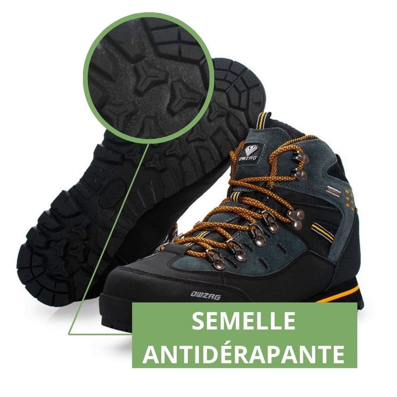 Ortho Pied-Chaussures-Chaussures de trekking imperméables pour homme - Confort et durabilité pour toutes vos aventures en plein air