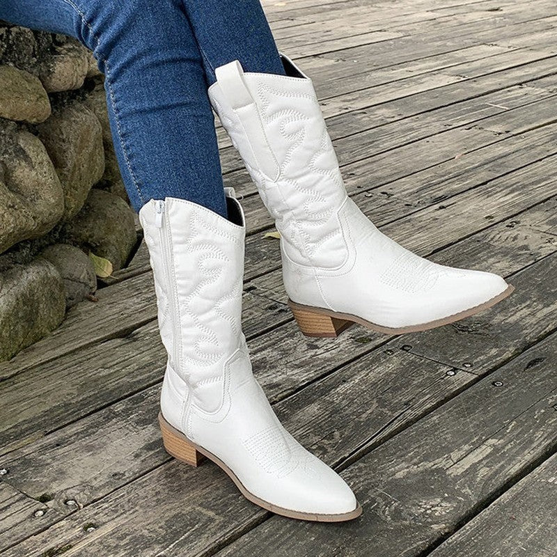 Ortho Pied-Chaussures Femmes-Bottes de cowboy tendance et élégantes pour femmes