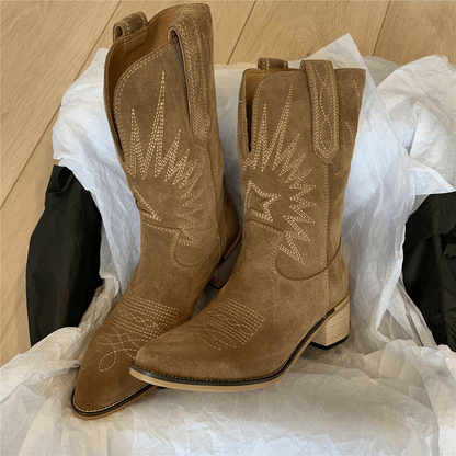 Ortho Pied-Chaussures Femmes-Bottes de cowboy tendance et élégantes pour femmes