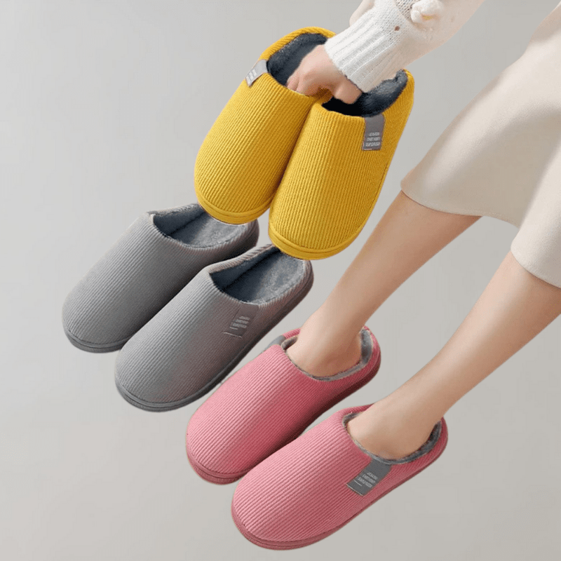 Ortho Pied-Chaussures Femmes-Chaussons doux et colorés pour femmes, confort optimal à la maison