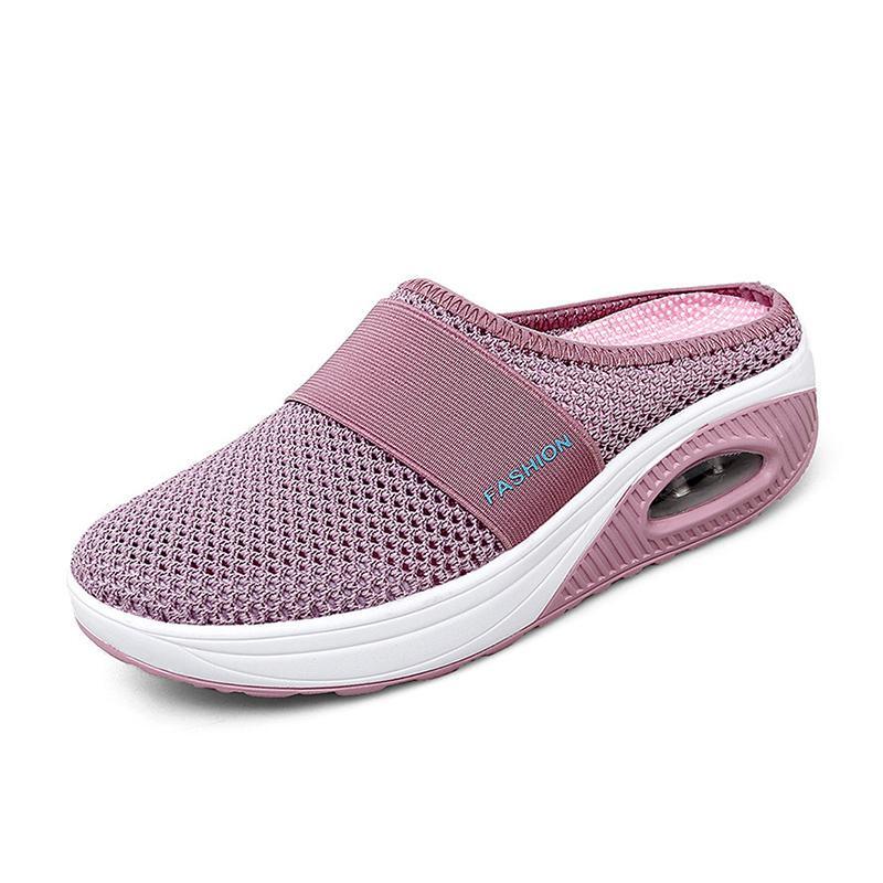 Ortho Pied-Chaussures Femmes-Chaussures à enfiler confortables avec semelle à coussin d'air pour femmes