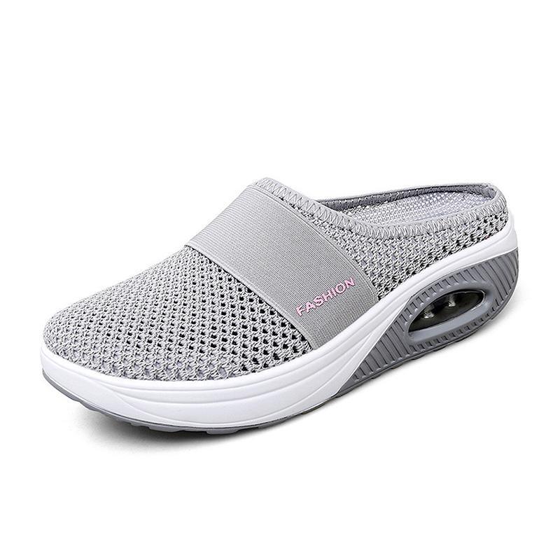 Ortho Pied-Chaussures Femmes-Chaussures à enfiler confortables avec semelle à coussin d'air pour femmes