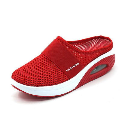 Ortho Pied-Chaussures Femmes-Chaussures à enfiler confortables avec semelle à coussin d'air pour femmes