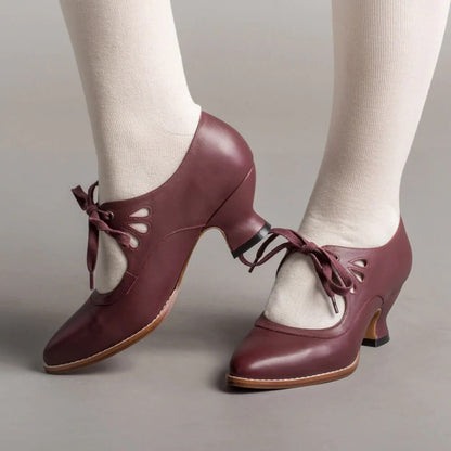 Ortho Pied-Chaussures Femmes-Talons élégants en cuir haut de gamme pour femmes