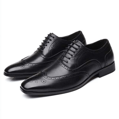 Ortho Pied-Chaussures homme-Chaussures élégants pour hommes, avec design brogue et lacets