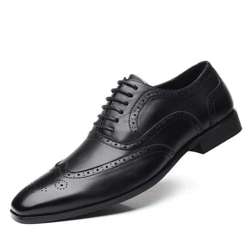 Ortho Pied-Chaussures homme-Chaussures élégants pour hommes, avec design brogue et lacets