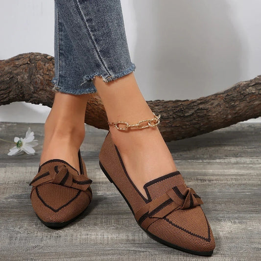 Chloé - Mocassins élégants et confortables pour femmes en marron