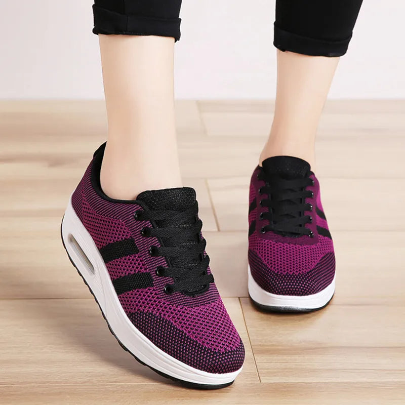 Juliana - Chaussures de fitness légères et stylées pour femmes en fuchsia