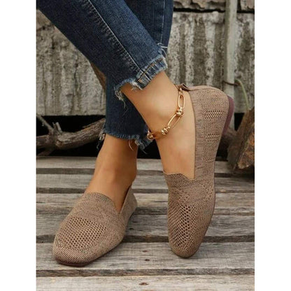 Ortho Pied-Flats women-Chaussures d'été plates et élégantes à bout rond pour femmes