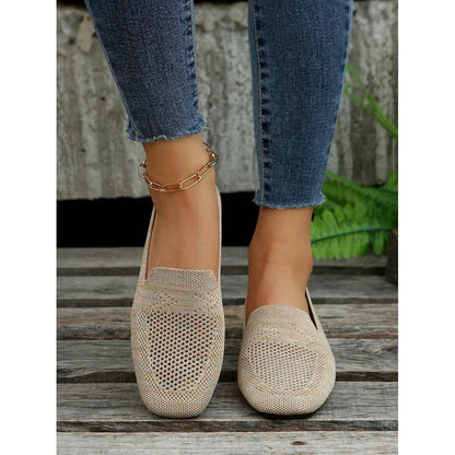 Ortho Pied-Flats women-Chaussures d'été plates et élégantes à bout rond pour femmes