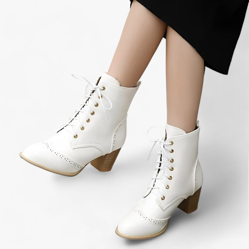 Ortho Pied-Manon - Bottes blanches chic et confortables pour femmes