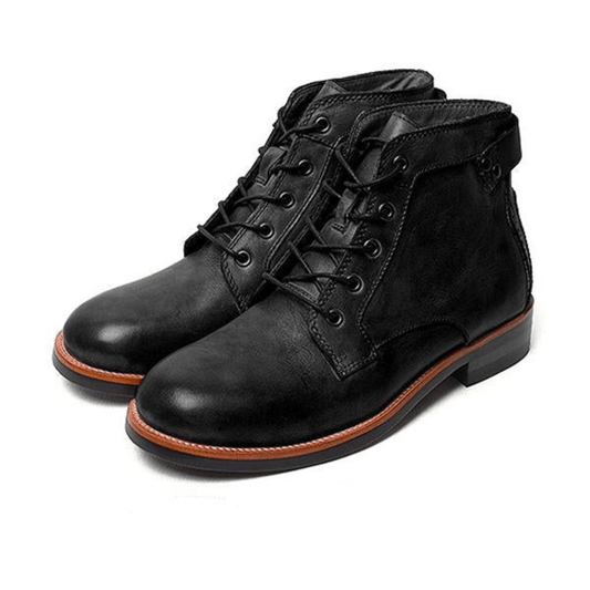 Ortho Pied-Men Boots-Bottes à lacets résistantes et stylées pour hommes