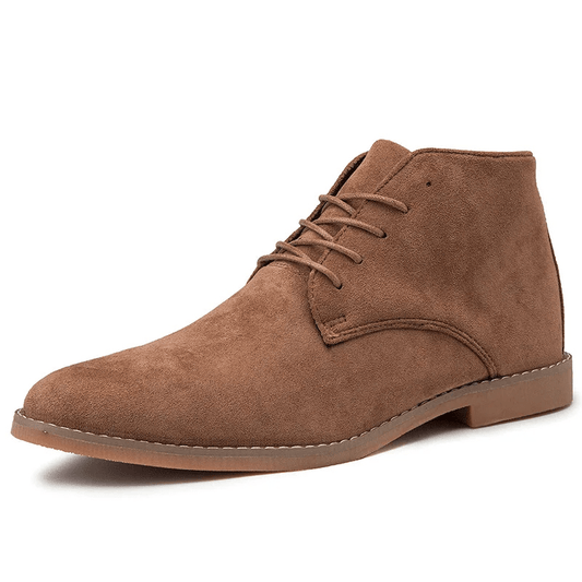 Ortho Pied-Men Boots-Bottes chukka en daim pour hommes, élégantes et confortables pour le quotidien