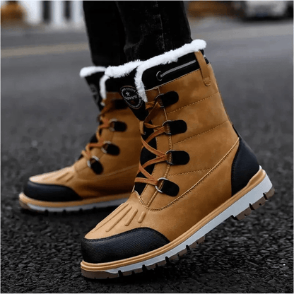 Ortho Pied-Men Boots-Bottes d'hiver tendance pour hommes avec isolation et semelles antidérapantes