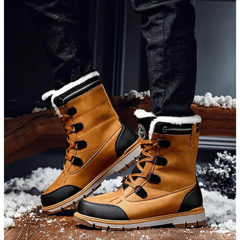 Ortho Pied-Men Boots-Bottes d'hiver tendance pour hommes avec isolation et semelles antidérapantes