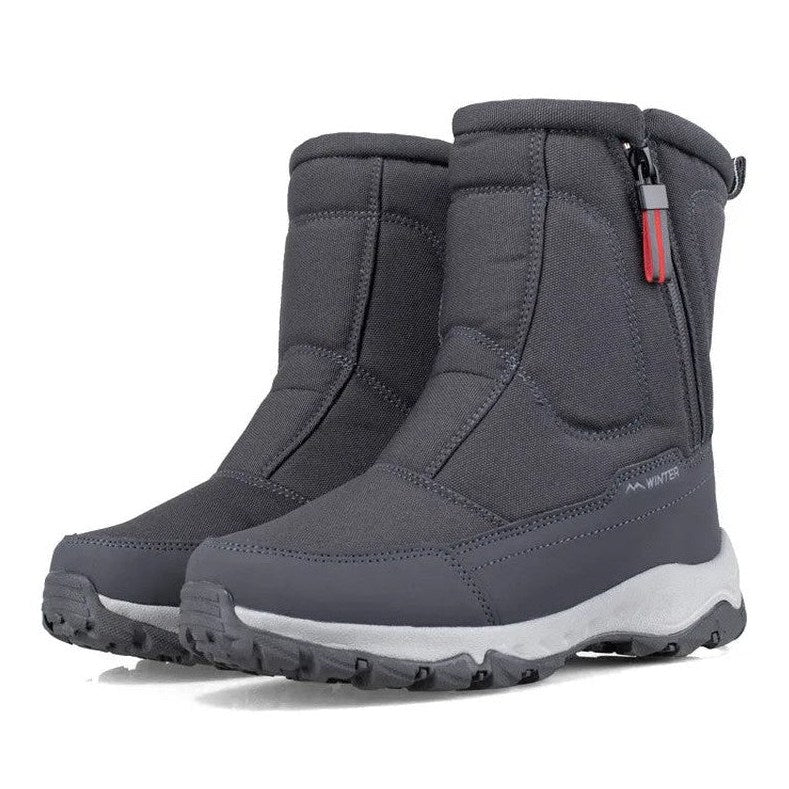 Ortho Pied-Men Boots-Bottes de neige mi-hautes élégantes et robustes pour hommes