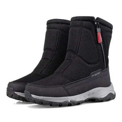 Ortho Pied-Men Boots-Bottes de neige mi-hautes élégantes et robustes pour hommes