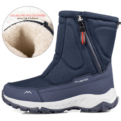 Ortho Pied-Men Boots-Bottes de neige mi-hautes élégantes et robustes pour hommes