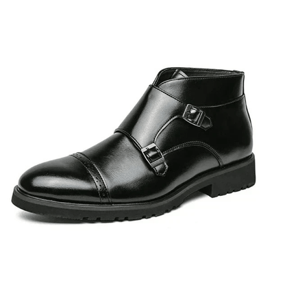 Ortho Pied-Men Boots-Bottes élégantes avec double attache pour hommes