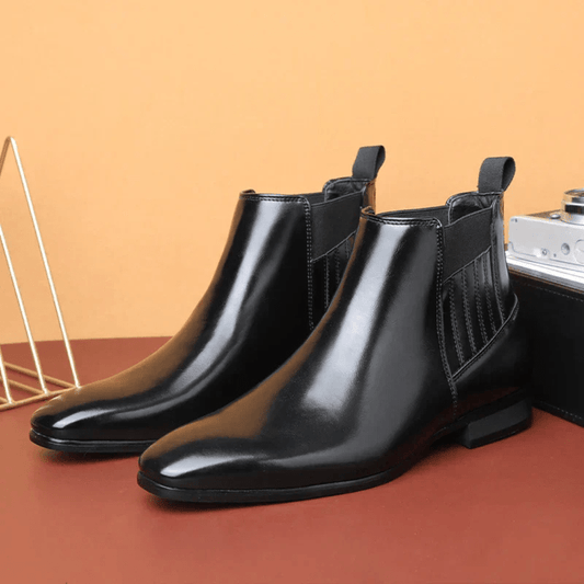 Ortho Pied-Men Boots-Bottes élégantes et confortables pour hommes avec design pratique