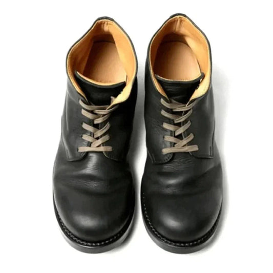 Ortho Pied-Men Boots-Bottes en cuir classiques pour hommes avec design intemporel