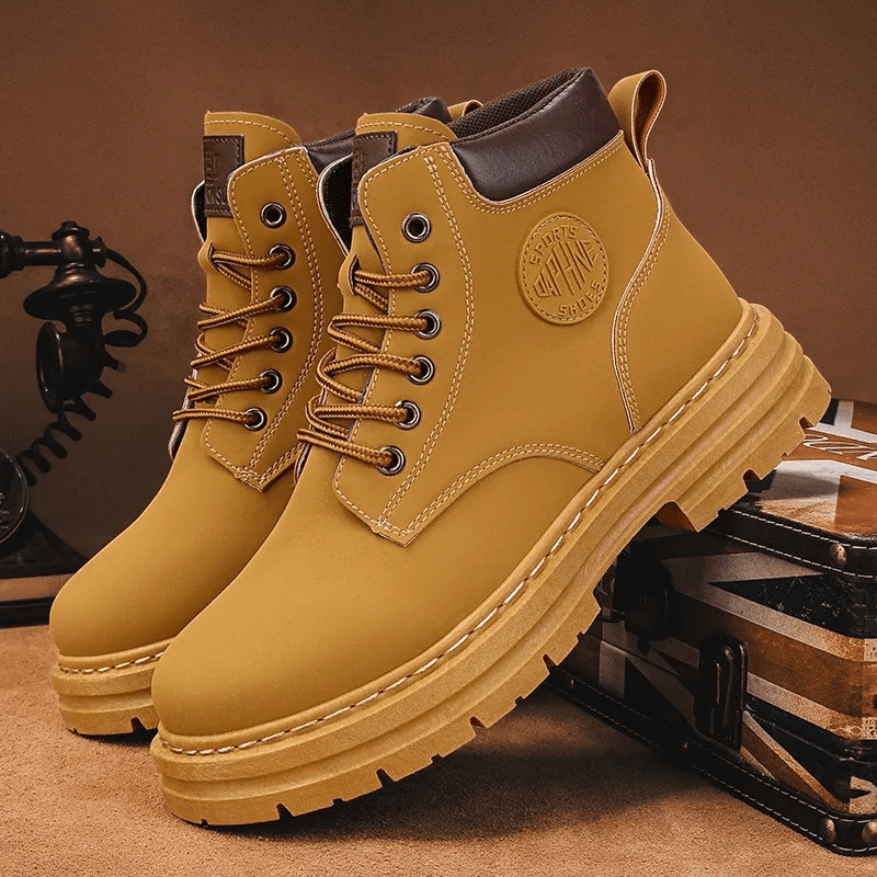 Ortho Pied-Men Boots-Bottes imperméables en caoutchouc pour homme, alliant confort et style