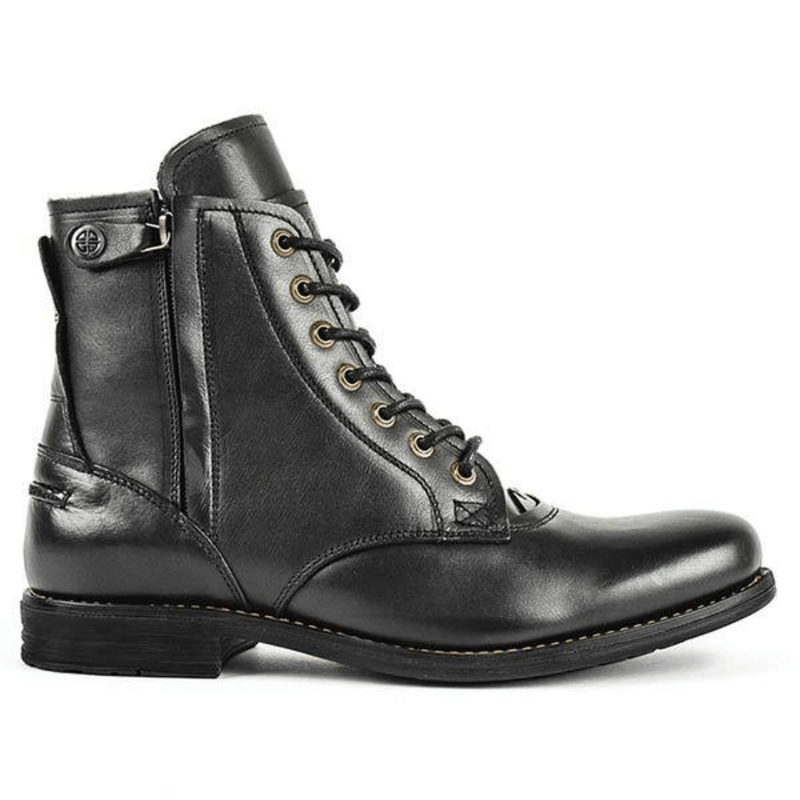 Ortho Pied-Men Boots-Bottes tendance à lacets et fermeture éclair pour hommes