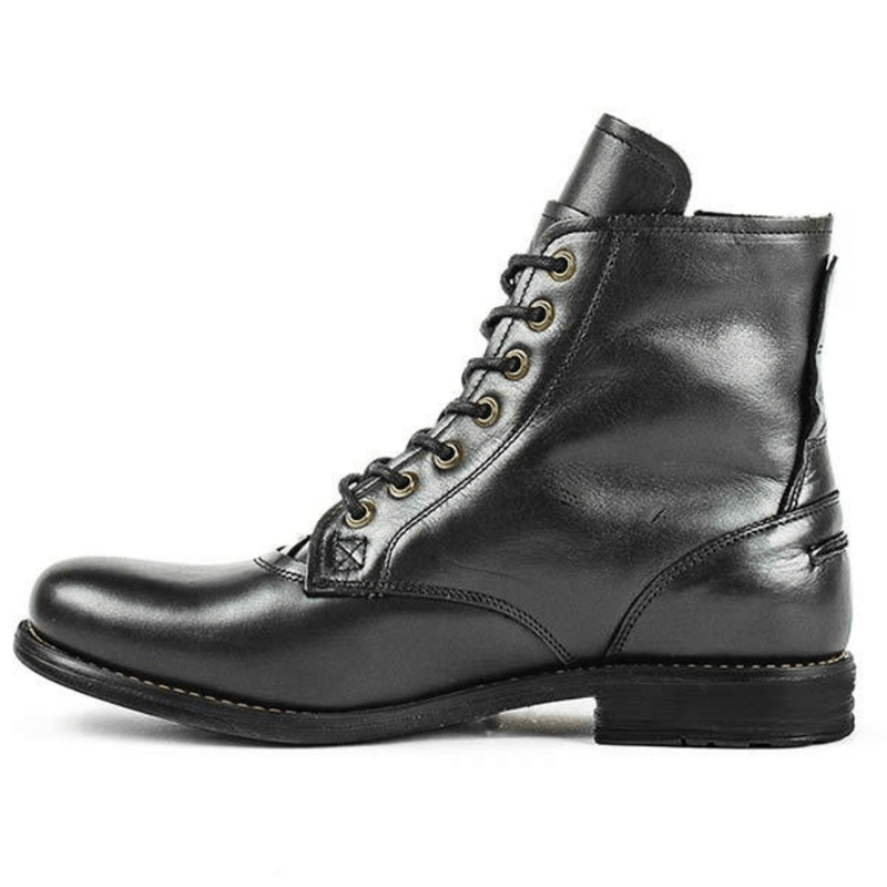 Ortho Pied-Men Boots-Bottes tendance à lacets et fermeture éclair pour hommes