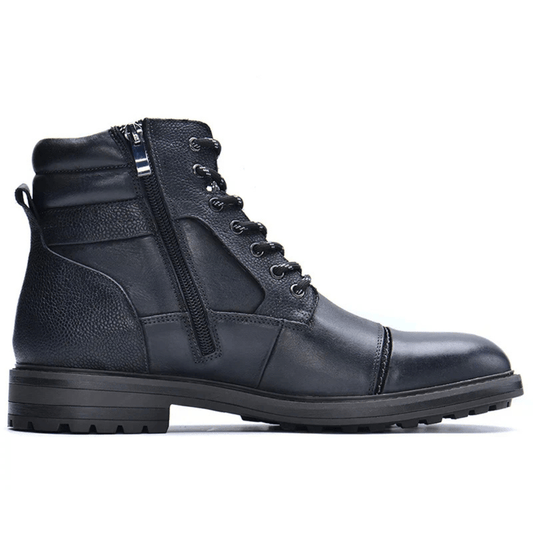 Ortho Pied-Men Boots-Bottes tendance avec lacets et fermeture éclair pour hommes