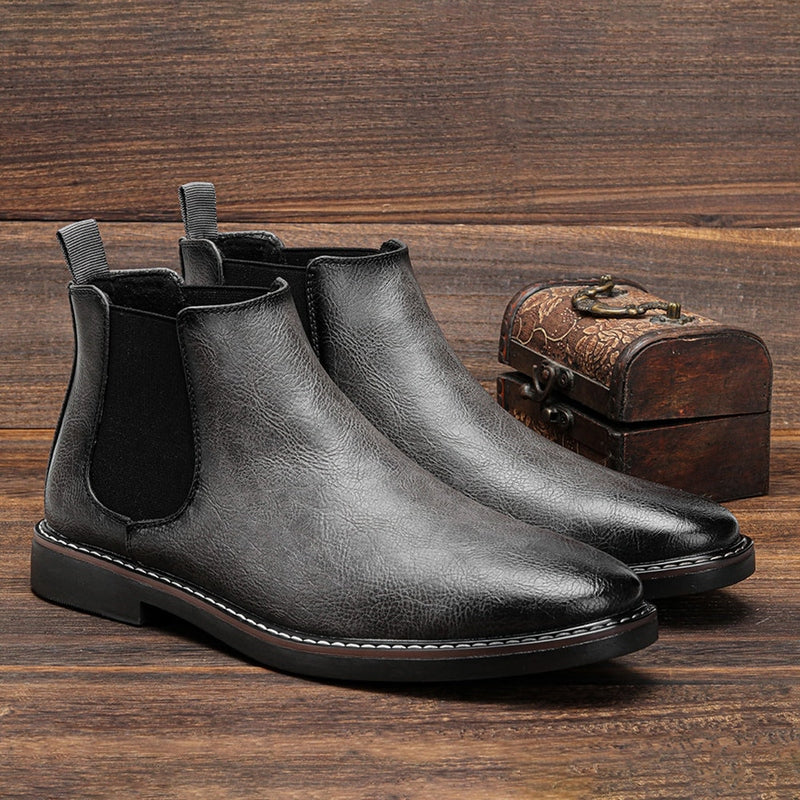 Ortho Pied-Men Boots-Bottines Chelsea classiques et élégantes pour un style intemporel