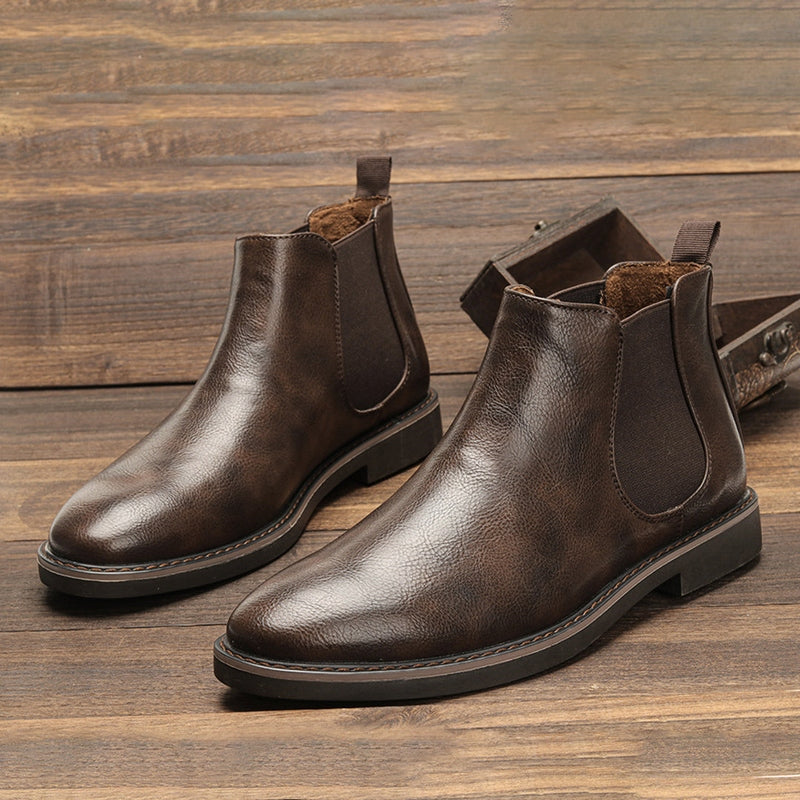 Ortho Pied-Men Boots-Bottines Chelsea classiques et élégantes pour un style intemporel