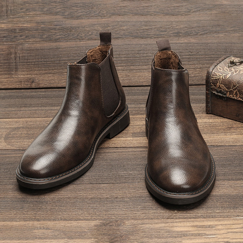 Ortho Pied-Men Boots-Bottines Chelsea classiques et élégantes pour un style intemporel