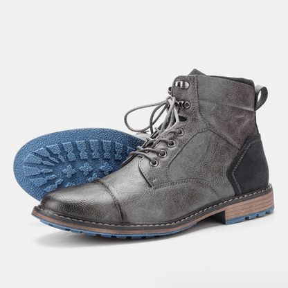 Ortho Pied-Men Boots-Hommes Bottes à lacets tendance pour un look décontracté et robuste