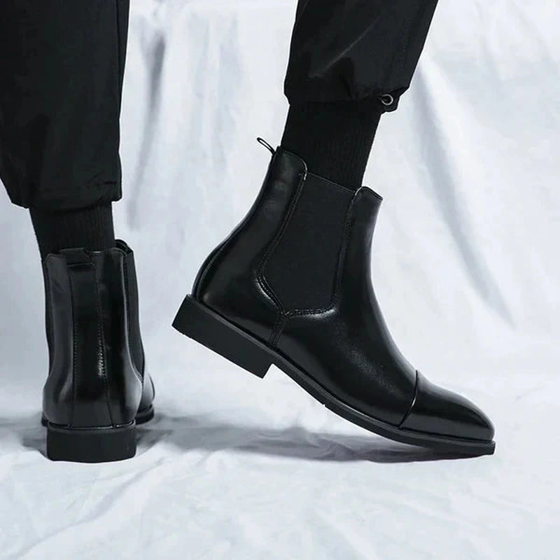 Ortho Pied-Men Boots-Hommes Bottes élégantes et polyvalentes pour un style raffiné