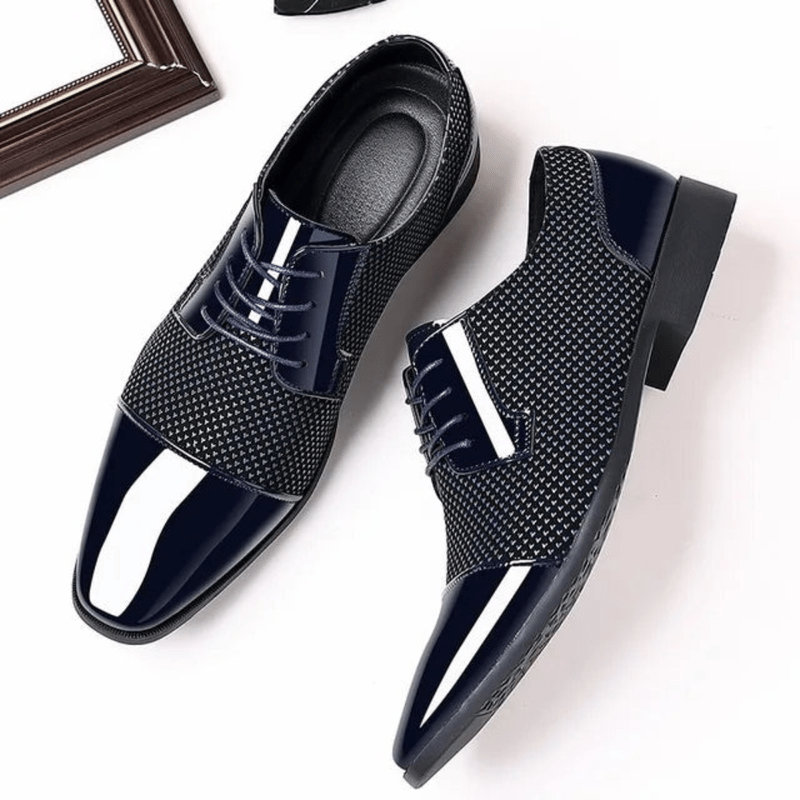 Ortho Pied-Mocassin Homme-Mocassins noirs élégants pour hommes avec finition raffinée