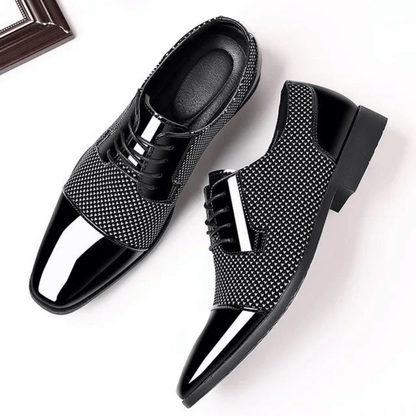 Ortho Pied-Mocassin Homme-Mocassins noirs élégants pour hommes avec finition raffinée