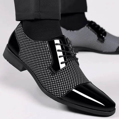 Ortho Pied-Mocassin Homme-Mocassins noirs élégants pour hommes avec finition raffinée