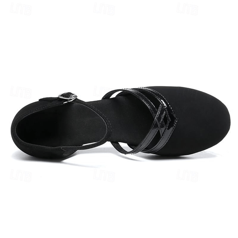 Ortho Pied-Sandales Femmes-Talon tendance noir pour femme avec semelle rembourrée