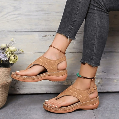 Ortho Pied-Sandals-Sandales confortables pour femme avec soutien optimal et semelles antidérapantes