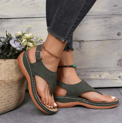 Ortho Pied-Sandals-Sandales confortables pour femme avec soutien optimal et semelles antidérapantes