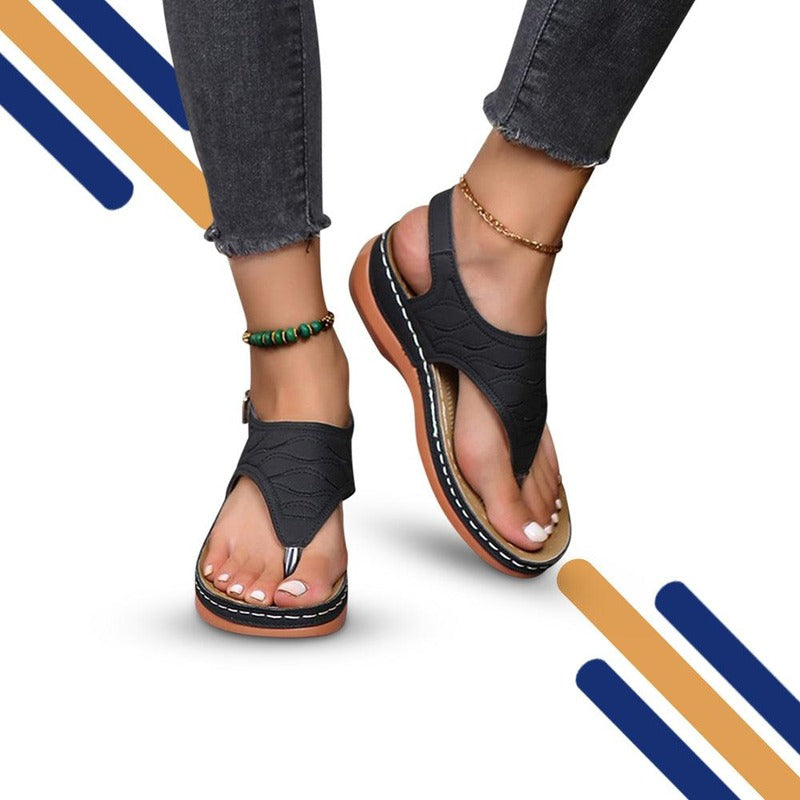 Ortho Pied-Sandals-Sandales confortables pour femme avec soutien optimal et semelles antidérapantes