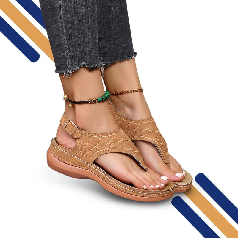 Ortho Pied-Sandals-Sandales confortables pour femme avec soutien optimal et semelles antidérapantes