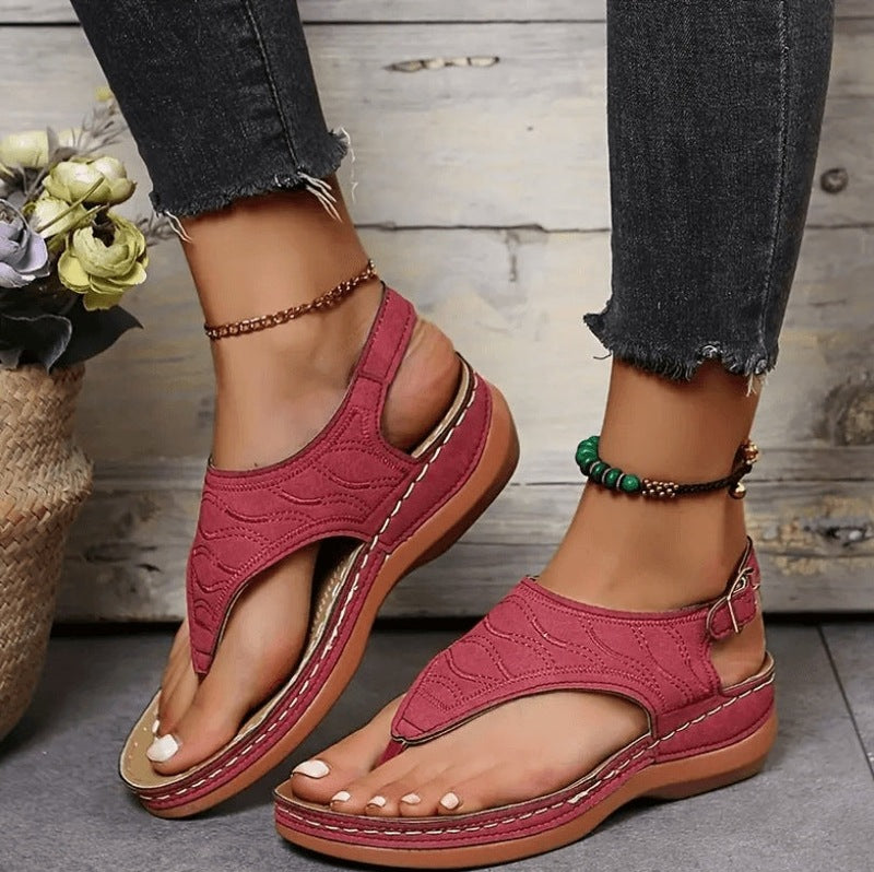 Ortho Pied-Sandals-Sandales confortables pour femme avec soutien optimal et semelles antidérapantes