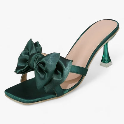 Ortho Pied-Sandra - Escarpin chic noir pour femme avec nœud élégant